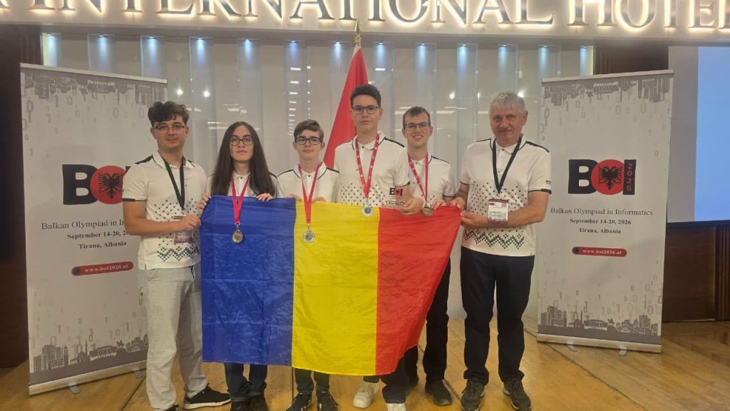 Performanță pentru România la Olimpiada Balcanică de Informatică. Elevii au obținut patru medalii