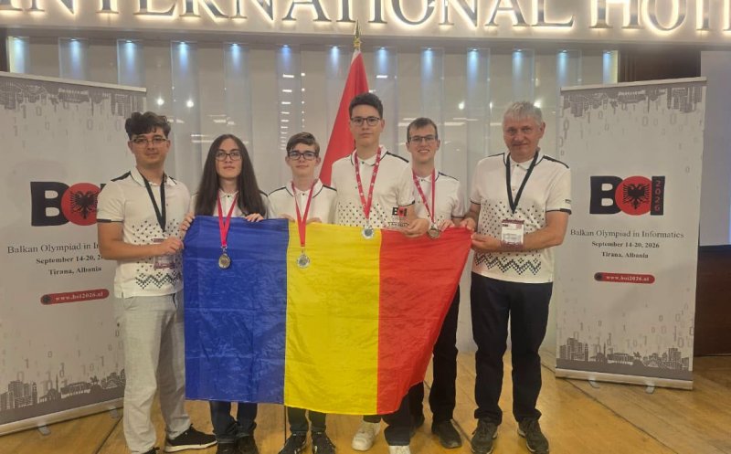 Performanță pentru România la Olimpiada Balcanică de Informatică. Elevii au obținut patru medalii