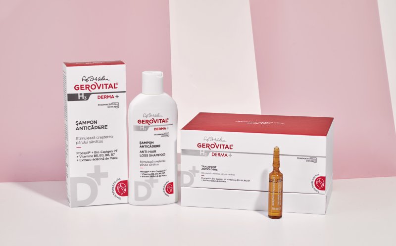 Ce poți face să oprești căderea părului și cum te ajută Gerovital H3 Derma+