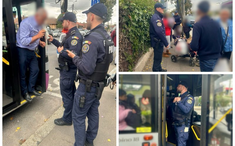 Razie de amploare în autobuzele din Cluj-Napoca: ce măsuri au luat polițiștii