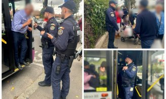 Razie de amploare în autobuzele din Cluj-Napoca: ce măsuri au luat polițiștii