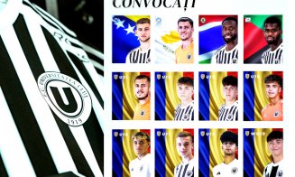 "U" Cluj, 12 reprezentați convocați la echipele naționale