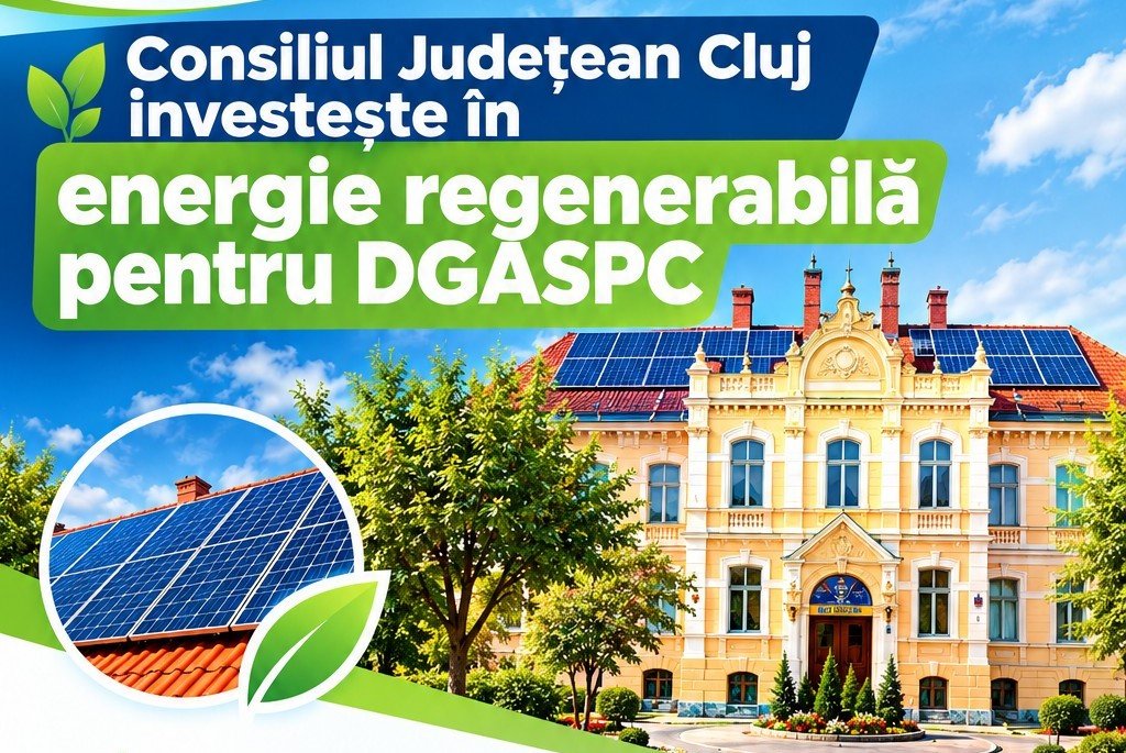 DGASPC Cluj nu va mai avea grija facturilor la energie. Investiția de 5 mil. lei care acoperă consumul anual