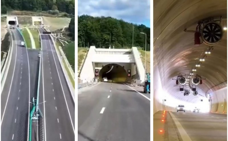 „Moment istoric pentru infrastructura rutieră din România”: Primul tunel forat de pe o autostradă este gata