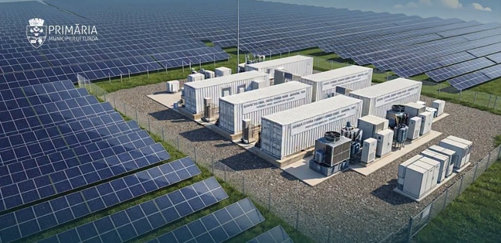 Turda pregătește baterii pentru energia produsă de centrala fotovoltaică. Investiție de aproape 25 de milioane de lei
