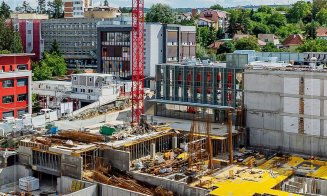 Avansează lucrările la mega-proiectul UMF Cluj de 255 de milioane de lei. Biblioteca este finalizată, iar centrul de simulare a intrat în etapa supras