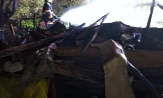 INCENDIU în Cluj izbucnit din cauza unei sobe improvizate