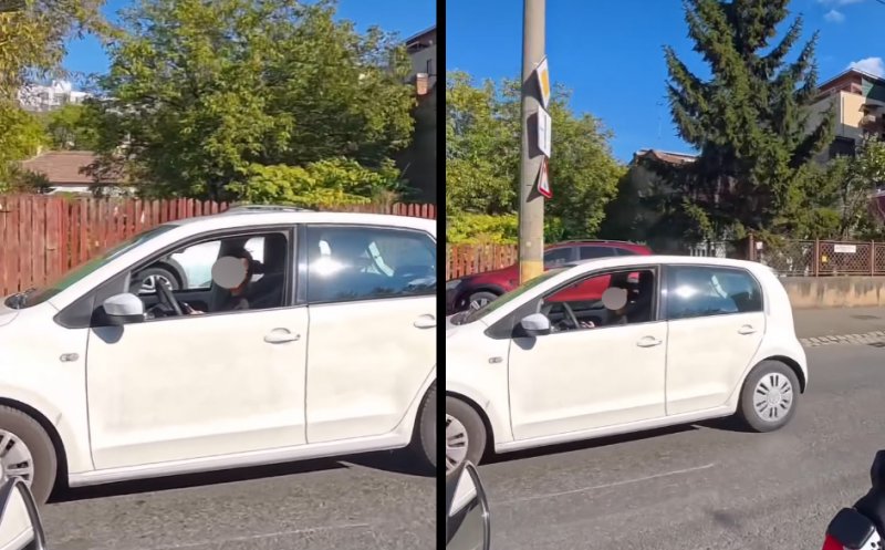 Șoferie fără mâini = multitasking :)) / ”E plin deja orașul de d'ăștia...”