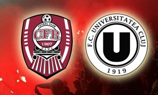 CFR Cluj - ”U” Cluj, derby cu grad ridicat de risc / TOATE biletele vor fi nominale: cu nume, prenume și CNP la casele de bilete