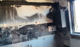 Cum arată apartamentele distrustre de incendiul din Florești de la începutul lunii septrembrie