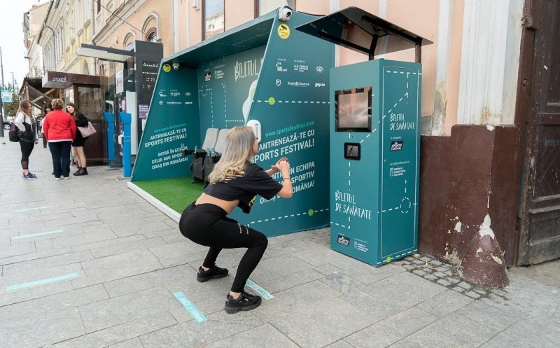 „Biletul de Sănătate” revine la Cluj-Napoca: faci 20 de genuflexiuni în stație și călătorești gratis