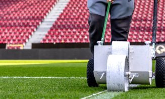 Cum arată gazonul din Gruia înainte de DERBY-ul Clujului / CFR Cluj - ”U” Cluj, astăzi de la 20:30
