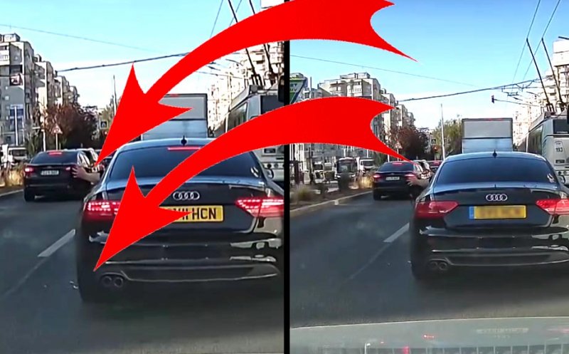 A avut o criză de hărnicie în traficul din Cluj-Napoca și a reușit să își bată joc de curățenia din oraș