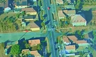 Atenție, șoferi! Polițiștii clujeni au scos elicopterul pentru supravegherea traficului