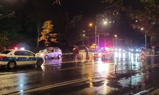 Dronă prăbușită pe Calea Mănăștur. Echipaje de poliție și jandarmerie au intervenit în zonă