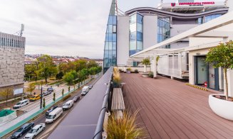 „Grădină suspendată”, inaugurată la UTCN. Studenții au transformat o terasă goală într-un spațiu modern de relaxare
