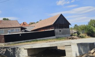 Pod nou într-o localitate din județul Cluj. Cât au costat lucrările