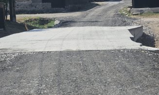 Pod nou într-o localitate din județul Cluj. Cât au costat lucrările