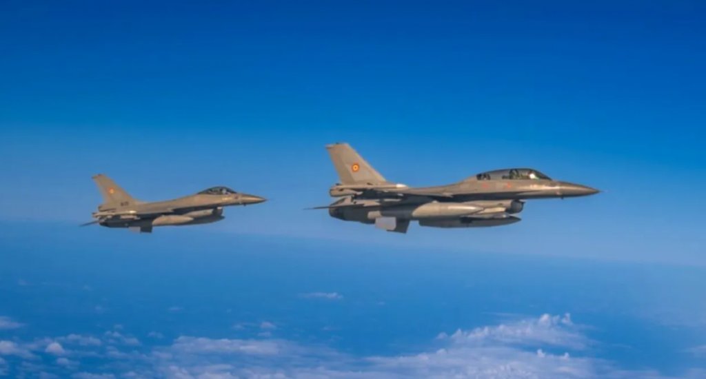 Două drone au intrat în spațiul aerian al României și au fost doborâte de piloți români de F-16