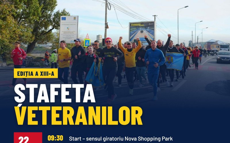 Ștafeta Veteranilor Invictus România, ediția a XIII-a, ajunge la Turda. Când are loc