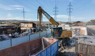 Construcții ilegale demolate în Florești. Primarul Pivariu explică ce se întâmplă cu familiile care locuiau acolo