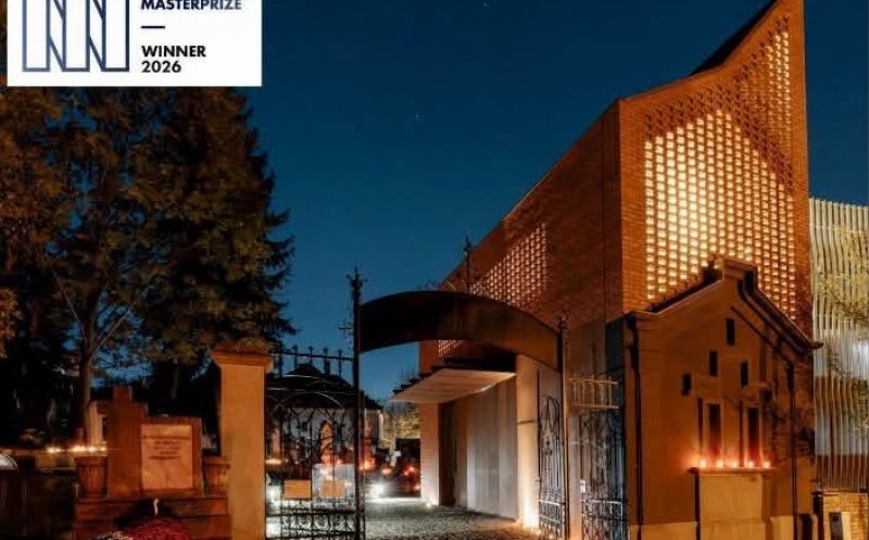 O capelă din Cimitirul Central din Cluj, premiată internațional pentru arhitectura care îmbină istoria cu modernul