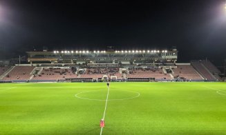 Atmosferă dezolantă la Derby-ul Clujului. Fanii nu s-au înghesuit în Gruia
